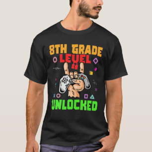 Ungesperrter Gamer der achten Klasse bis zur Schul T-Shirt