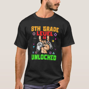 Ungesperrter Gamer der achten Klasse bis zur Schul T-Shirt