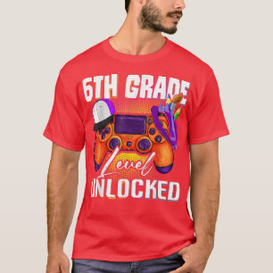 Ungesperrtes Videospiel der 6. Stufe zurück zur Sc T-Shirt
