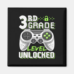 Ungesperrtes Videospiel der dritten Stufe zurück z Magnet