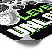 Ungesperrtes Videospiel der zweiten Stufe bis zur Poster (Ecke)