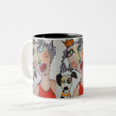 Ungesprochene Verbindung 11oz Tasse  (Vorderseite Links)