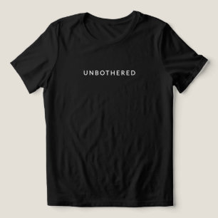Ungestört - Minimalistisches Zitat - Frauen Tri-Blend Shirt