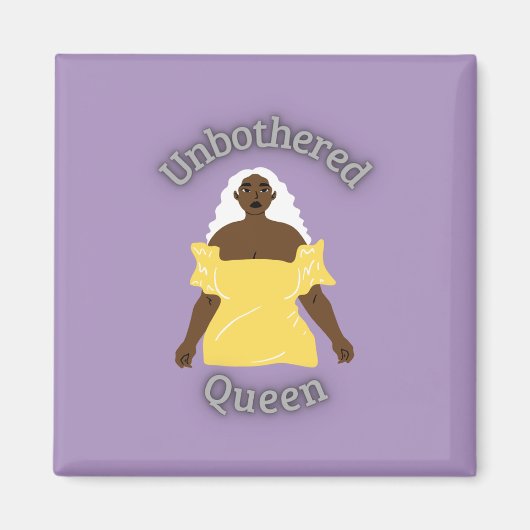 Ungestörte Königin Magnet (Vorne)