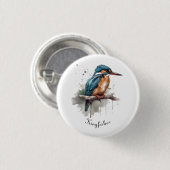 Ungestörtheit des Kingfisher, anpassbar Button (Vorne & Hinten)
