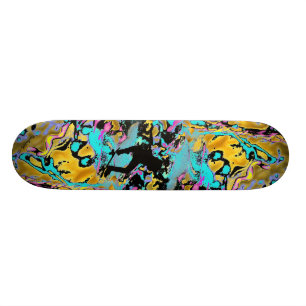 ungestümes Neon Skateboard