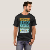 Ungetappte Länder Magische Ware für Griechen T-Shirt (Vorne ganz)