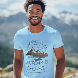 Ungeträumte Küsten: Minimalistisch modern T-Shirt