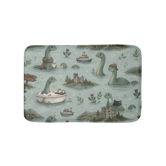 Ungetüm von Loch Ness Badematte (Vorderseite)