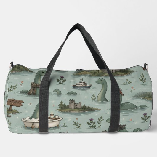 Ungetüm von Loch Ness Duffle Bag (Vorderseite)
