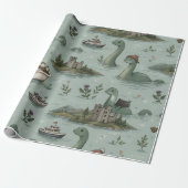 Ungetüm von Loch Ness  Geschenkpapier (Ungerollt)