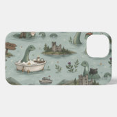 Ungetüm von Loch Ness  iPhone Hülle (Rückseite (Horizontal))