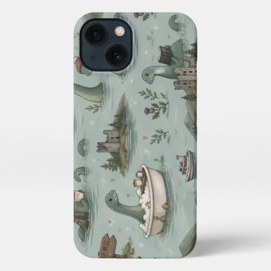 Ungetüm von Loch Ness  iPhone Hülle (Rückseite)