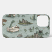 Ungetüm von Loch Ness  iPhone Hülle (Rückseite (Horizontal))