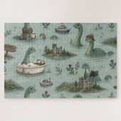 Ungetüm von Loch Ness Puzzle (Horizontal)