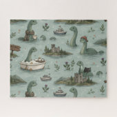 Ungetüm von Loch Ness Puzzle (Horizontal)