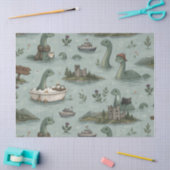 Ungetüm von Loch Ness  Seidenpapier (Basteln)