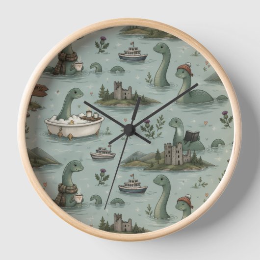 Ungetüm von Loch Ness  Uhr (Vorderseite)