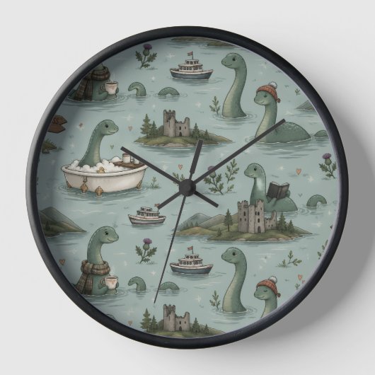Ungetüm von Loch Ness Uhr (Vorderseite)
