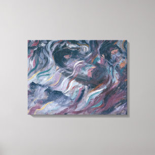 Ungewissheiten I. The Farewells (triptych) 1911 (o Leinwanddruck