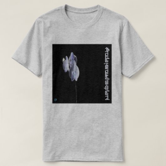 Ungewissheits-Orchidee T-Shirt (Design vorne)
