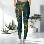Ungewöhnlich   Einzigartiges, detailliertes Pfauen Leggings<br><div class="desc">Das neueste und kühnste Legging-Design der Shy Shy Shy Panda Marke - das sind unsere einzigartigen und faszinierenden Damen Pfau Leggings. Die türkisfarbenen und aquamaringrün gestrichenen Zimmer sind wirklich sehenswert und bieten lebendige spirituelle Pfauenfedern mit aufwändigen Mustern und einen Fitnessraum in Knöchellänge. Egal, ob Sie ein Gymnastikgast sind oder Trend...</div>