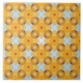 Ungewöhnlich gelb geometrisch fliese (Vorderseite)