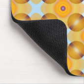 Ungewöhnlich gelb geometrisch mousepad (Ecke)