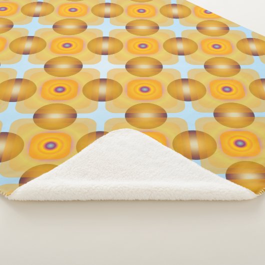 Ungewöhnlich gelb geometrisch sherpadecke (3/4)