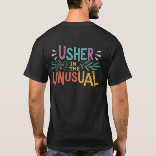 Ungewöhnlich T-Shirt (Rückseite)