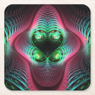 Ungewöhnlich und elegant Abstrakt Rechteckiger Pappuntersetzer