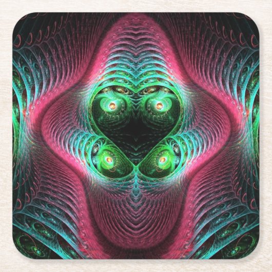 Ungewöhnlich und elegant Abstrakt Rechteckiger Pappuntersetzer (Vorderseite)