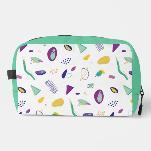 Ungewöhnliche abstrakte Formen. Waschbeutel (Vorderseite)