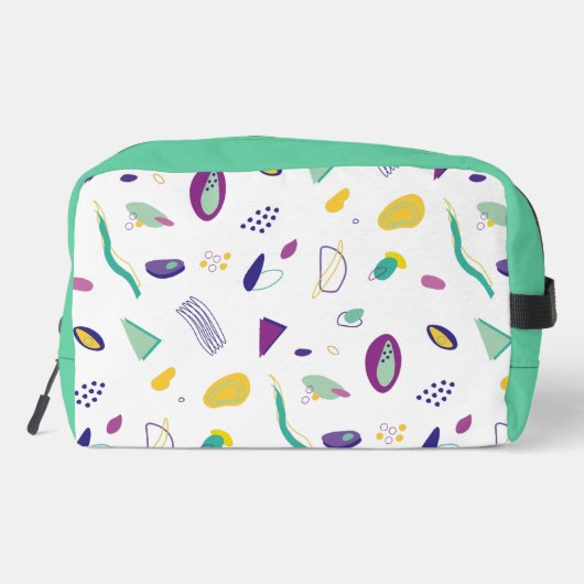 Ungewöhnliche abstrakte Formen. Waschbeutel (Rückseite)