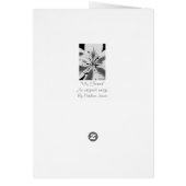 ungewöhnliche abstrakte Lilie-Blume (Hinten)