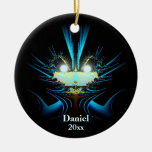 Ungewöhnliche Alien Ornament Individuelle Name und