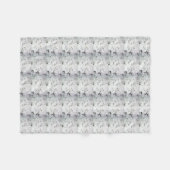 Ungewöhnliche Bird Foot Print Fleece Blankon (Vorderseite (Horizontal))