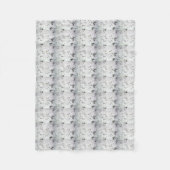 Ungewöhnliche Bird Foot Print Fleece Blankon (Vorderseite)