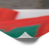 Ungewöhnliche Erholung des Hühnerlöffels Poster (Ecke)