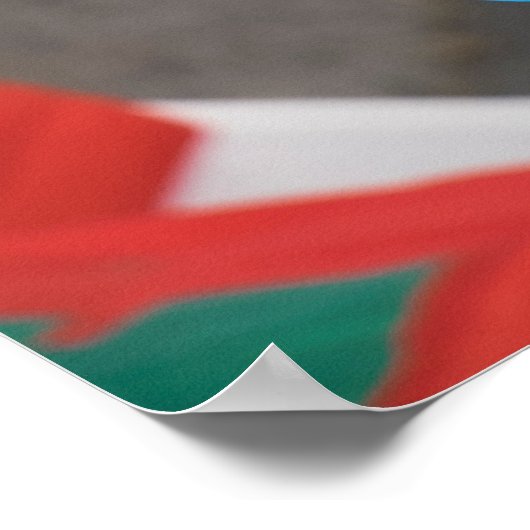 Ungewöhnliche Erholung des Hühnerlöffels Poster (Ecke)