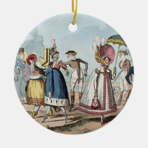 Ungewöhnliche Fashions Keramikornament