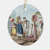 Ungewöhnliche Fashions Keramikornament (Links)