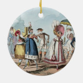Ungewöhnliche Fashions Keramikornament (Hinten)