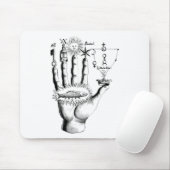 Ungewöhnliche Handsun-Alchimie Steampunk Mousepad (Mit Mouse)