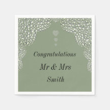 Ungewöhnliche hübsche Hochzeit personalisierte Ser