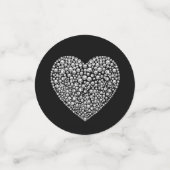 Ungewöhnliche hübsche Hochzeitskonfetti personalis Konfetti (Klein Vorderseite)