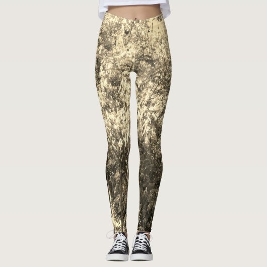 Ungewöhnliche Leggings-Design-Frau Leggings (Vorderseite)