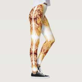 Ungewöhnliche Leggings künstlerischer Toter Vogel