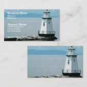 Ungewöhnliche Leuchtturm-Visitenkarte Visitenkarte (Vorne/Hinten)