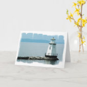 Ungewöhnliche Lighthouse-Grußkarte Karte (Gelbe Blume)